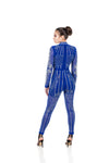 Blue Iridescent Pearl "Oyster" Bodysuit