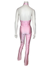 "Pink Laced Jumpsuit"
