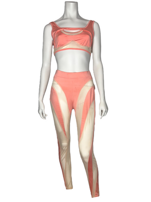 "Coral Inspired Two Piece Set"